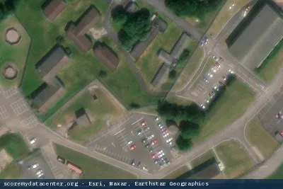 Aerial view of Ark Data Centres - Spring Park - SQ17, P1, P2, P3, P4, P5
