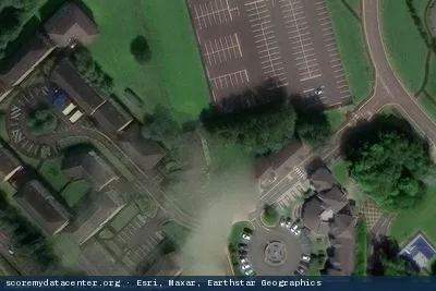 Vue aérienne du site Prescient Data Centres Northern Ireland