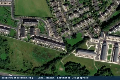 Vue aérienne du site Amazon Data Services Ireland Limited (P1222)