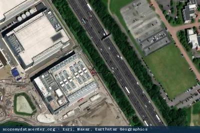 Vue aérienne du site Echelon Clondalkin DC Services Limited