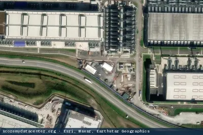 Vue aérienne du site Microsoft Ireland Operations Limited (P1190)