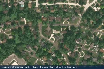 Aerial view of 123.NET - DC3 - 24245 Northwestern Hwy.