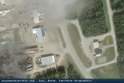 Aerial view of 1706 Richardson