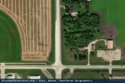 Vue aérienne du site 232 20th St NW, East Grand Forks