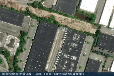 Vue aérienne du site 365 Data Centers Carlstadt (NJ3)