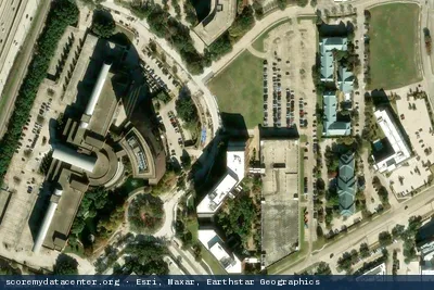 Vue aérienne du site 365 Data Centers Richardson (TX1)