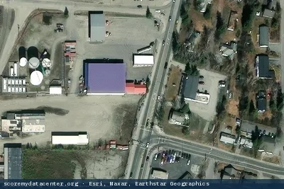 Vue aérienne du site AlasConnect Data Center 1