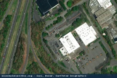 Vue aérienne du site Aphorio Carter Trumbull Data Center