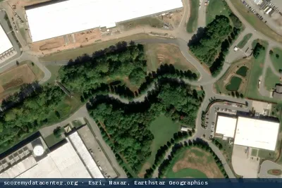 Vue aérienne du site APPLE INC.