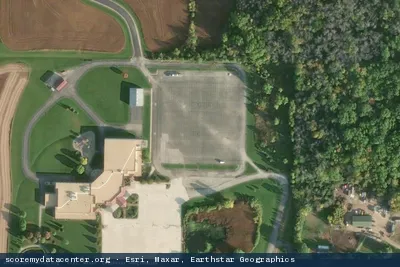 Vue aérienne du site ark data centers - Green Bay, WI