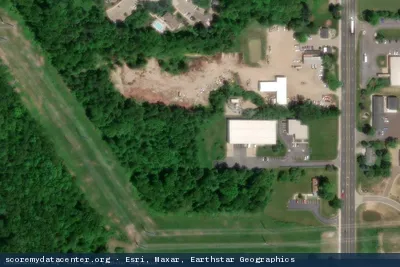 Aerial view of Aunalytics Kalamazoo Datacenter