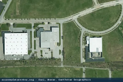 Aerial view of Aunalytics South Bend Datacenter (AUSB)