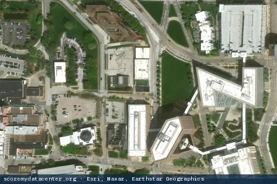 Aerial view of Aureon Downtown