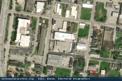 Vue aérienne du site BluegrassNet Louisville