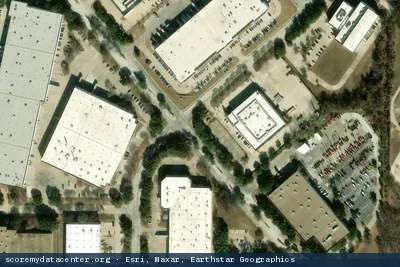 Vue aérienne du site Centersquare Dallas (DFW1)