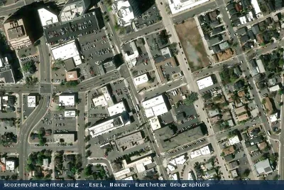 Vue aérienne du site CENTRA RNO01 - Reno Nevada (200 S. Virginia)