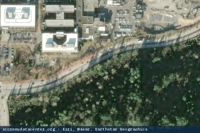 Aerial view of Clackamas ESD Datacenter