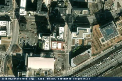 Vue aérienne du site Cloudpath CT19 (5 Landmark Sq)
