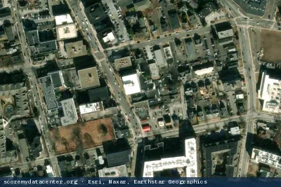 Vue aérienne du site Cloudpath CT2 (1351 Washington Blvd)