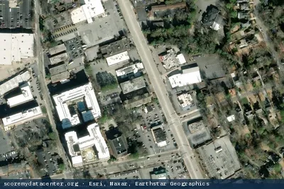 Vue aérienne du site Colo@ (Buckhead)