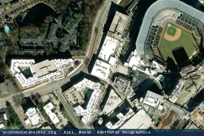 Aerial view of Coloblox Data Centers ATL1
