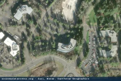 Aerial view of Colocation Northwest - Bellevue