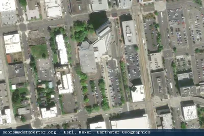Vue aérienne du site Colocation Northwest - Tacoma