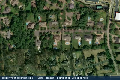 Vue aérienne du site ColoHouse New York