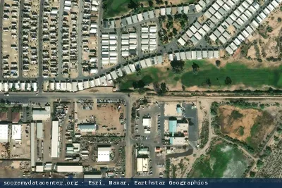 Vue aérienne du site COMPASS DATACENTERS PHX II