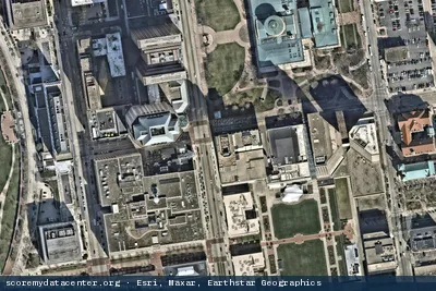 Aerial view of Continental Plaza