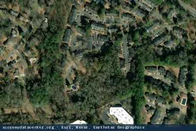 Aerial view of CoreSite - Atlanta (AT2)