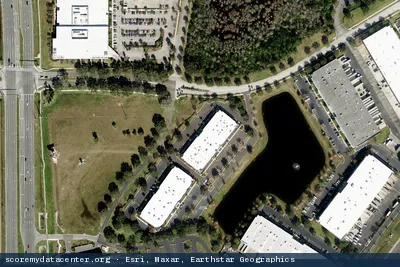 Vue aérienne du site CORESITE REAL ESTATE OR1 LLC