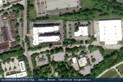 Vue aérienne du site CSL BEHRING DATA CTR/King of Prussia