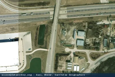 Aerial view of CYRUSONE Aurora FACILITY