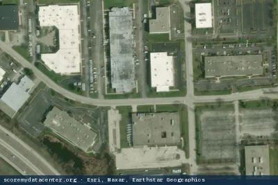Aerial view of CyrusOne Chicago (Lombard)