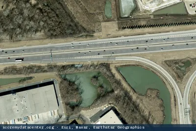 Vue aérienne du site CYRUSONE LLC
