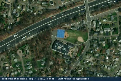 Vue aérienne du site CyrusOne Norwalk