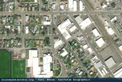 Aerial view of Data Center West Medford