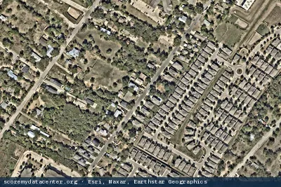 Aerial view of Data Foundry Austin 1
