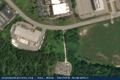 Aerial view of DataBank Pittsburgh (PIT2)