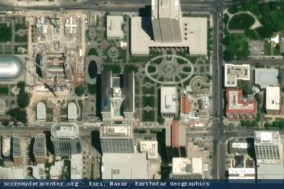 Vue aérienne du site DataBank Salt Lake City (SLC1)