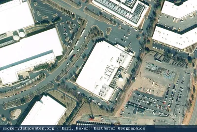 Aerial view of Digital Realty IAD (44480 Hastings)