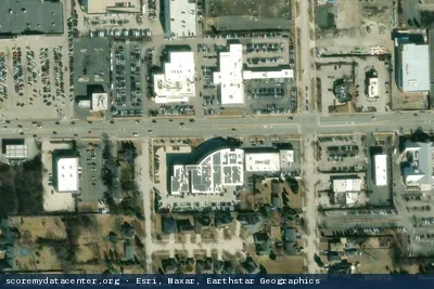 Aerial view of Equinix CH7 - Westmont