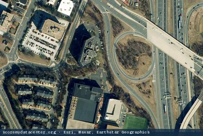 Vue aérienne du site Equinix DC7 - Ashburn, Vienna