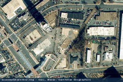 Vue aérienne du site Equinix DC8 - Ashburn, Vienna
