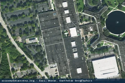 Vue aérienne du site Equinix MI3 - Miami, Boca Raton