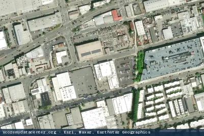 Aerial view of Evocative Emeryville (EM1)