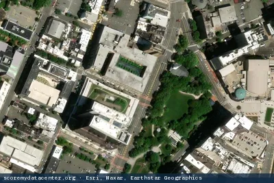 Vue aérienne du site FiberNet Telecom Group Newark - 165 Halsey