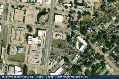 Aerial view of FIBERTOWN Bryan Data Center