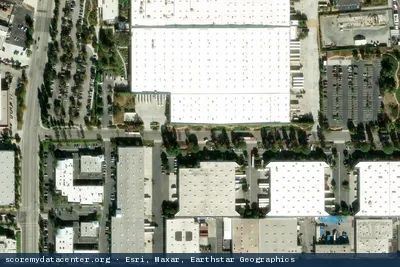 Vue aérienne du site Fireline Broadband
